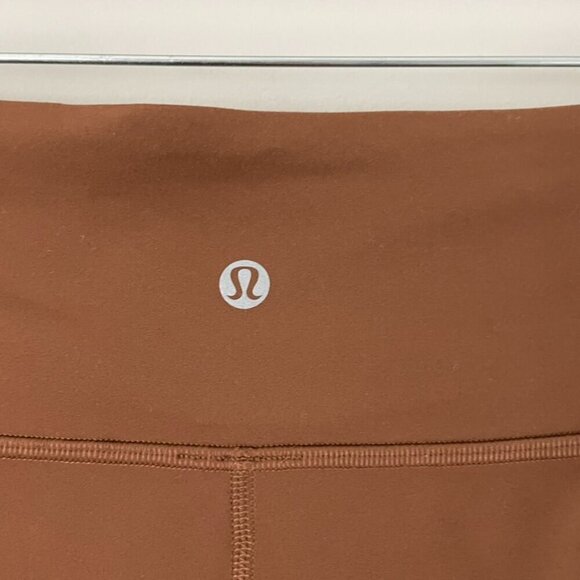 Lululemon Groove Super-High-Rise Split-Hem Flare Pants Roasted Brown Size 10 - Picture 3 of 7